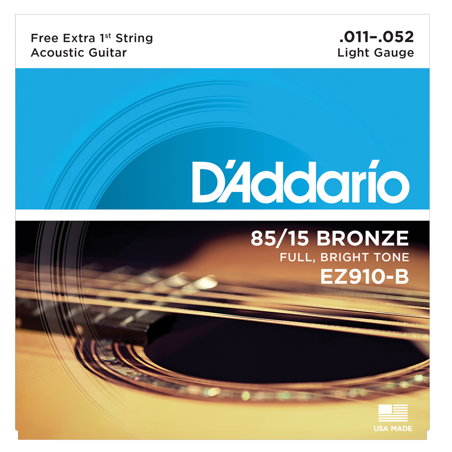 Encordoamento D'addario Violão 011 EZ910