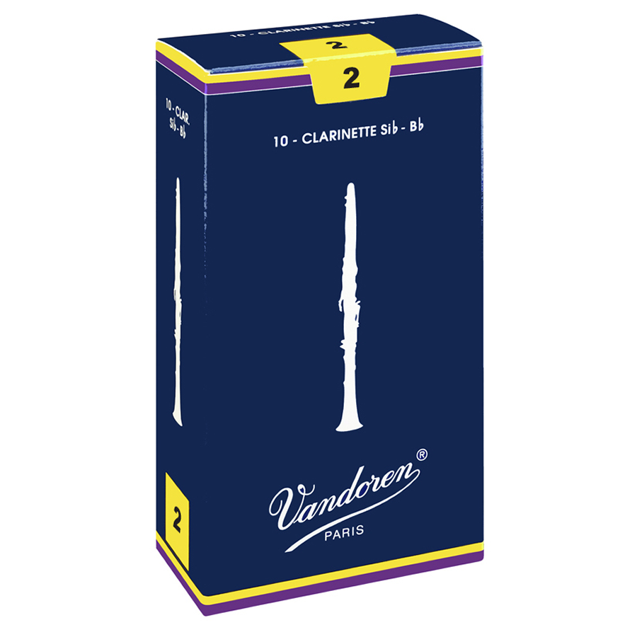 Palheta Vandoren Tradicional 2 para Clarinete Sib