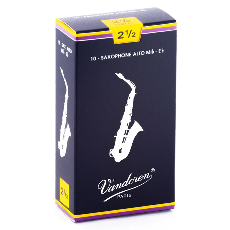 Palheta Vandoren Tradicional 2,5 para Sax Alto