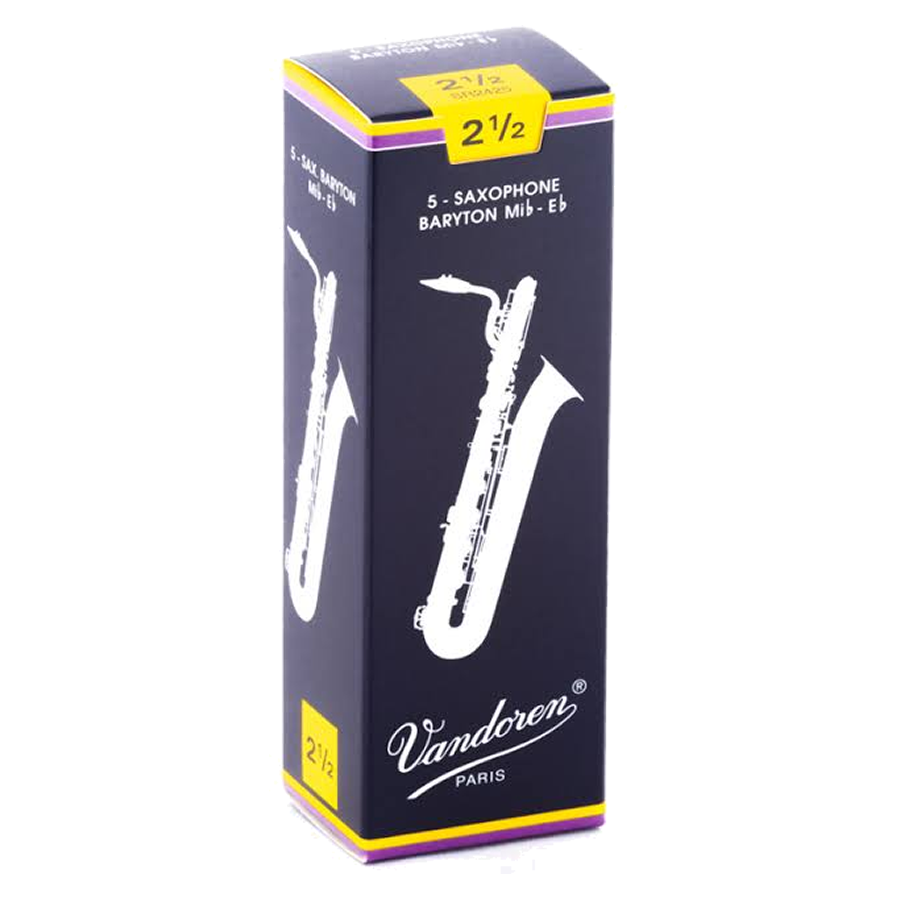 Palheta Vandoren Tradicional 2,5 para Sax Barítono