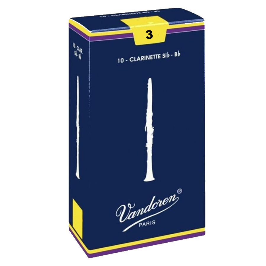 Palheta Vandoren Tradicional 3 para Clarinete Sib