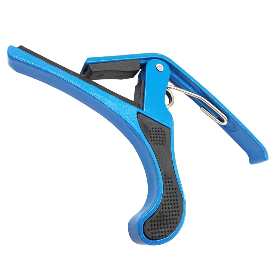 Capotraste Dolphin Azul com Haste Longa para Violão e Guitarra